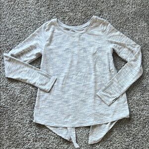 Zyia Active Light Heather  Gray Long Sleeve Active Top